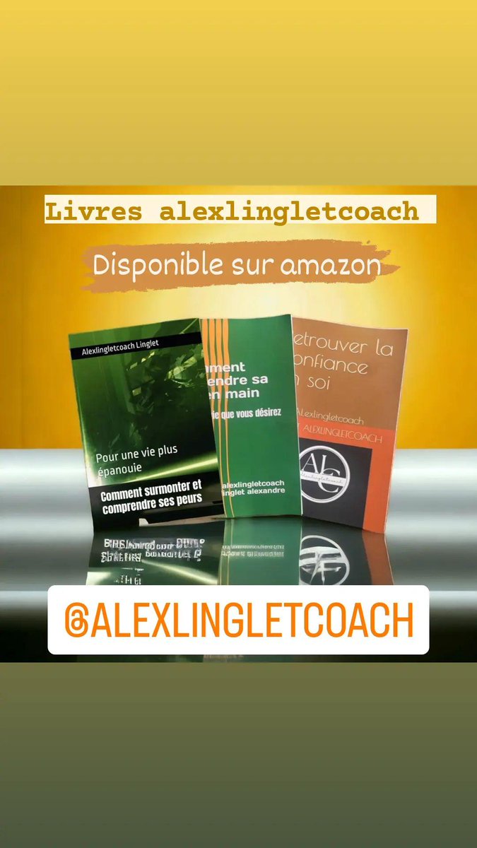 Alexcoach04's tweet photo. Découvrez mes nouveaux livres brochés disponibles sur Amazon pour vous aider à reprendre votre vie en main ! 📚💪

https://t.co/5oDJPXtyIN

#ConfianceEnSoi #EstimeDeSoi #ReprendreSaVieEnMain #Vente #expertise #BBNaijaAllStars https://t.co/OQ8xzeUWFP
