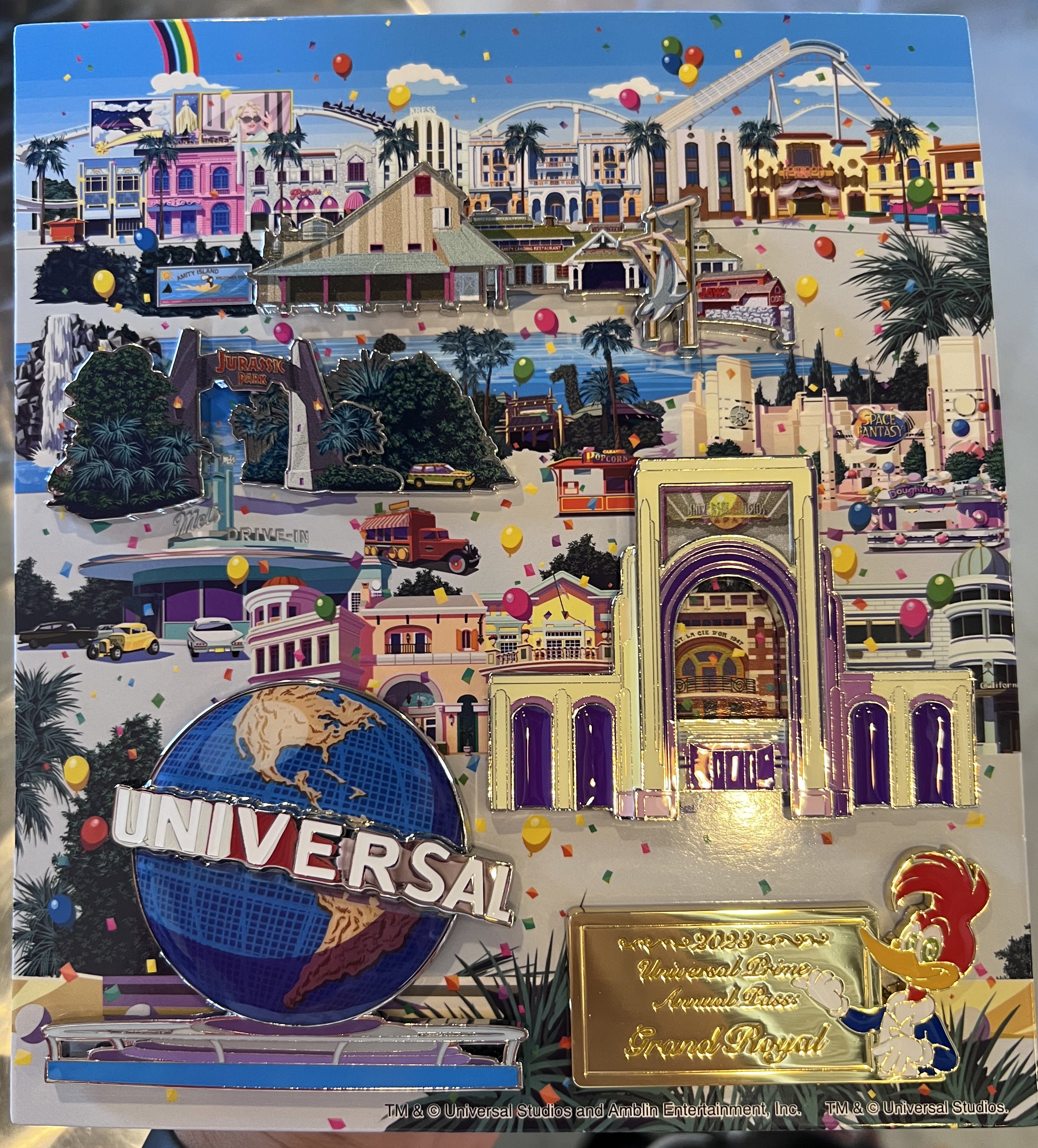 ユニバ USJ グランロイヤル2023限定 ピンズセット ピンバッチ