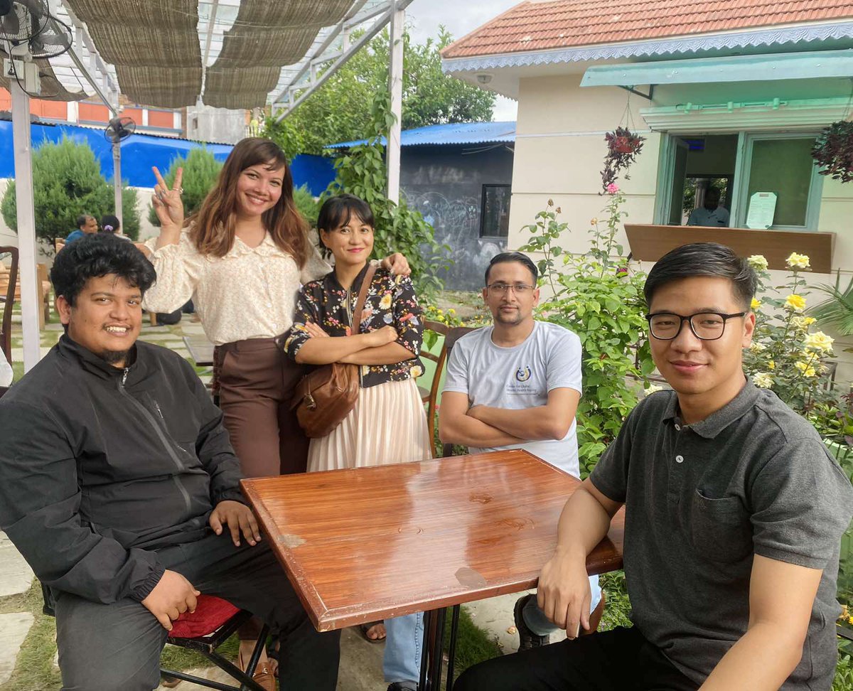 tpo_nepal's tweet photo. Few glimpses from #NMHRN's informal &amp; invitees-only #networkingevent held in Kathmandu on July 31, 2023. We are grateful to all the 48 participants;  #GMHclass of 2022 &amp; 2023, facilitators of the GMH course (IOM, TUTH, TPO Nepal, GW University), organizing team, &amp; NMHRN members. https://t.co/iCPTGwG2l2