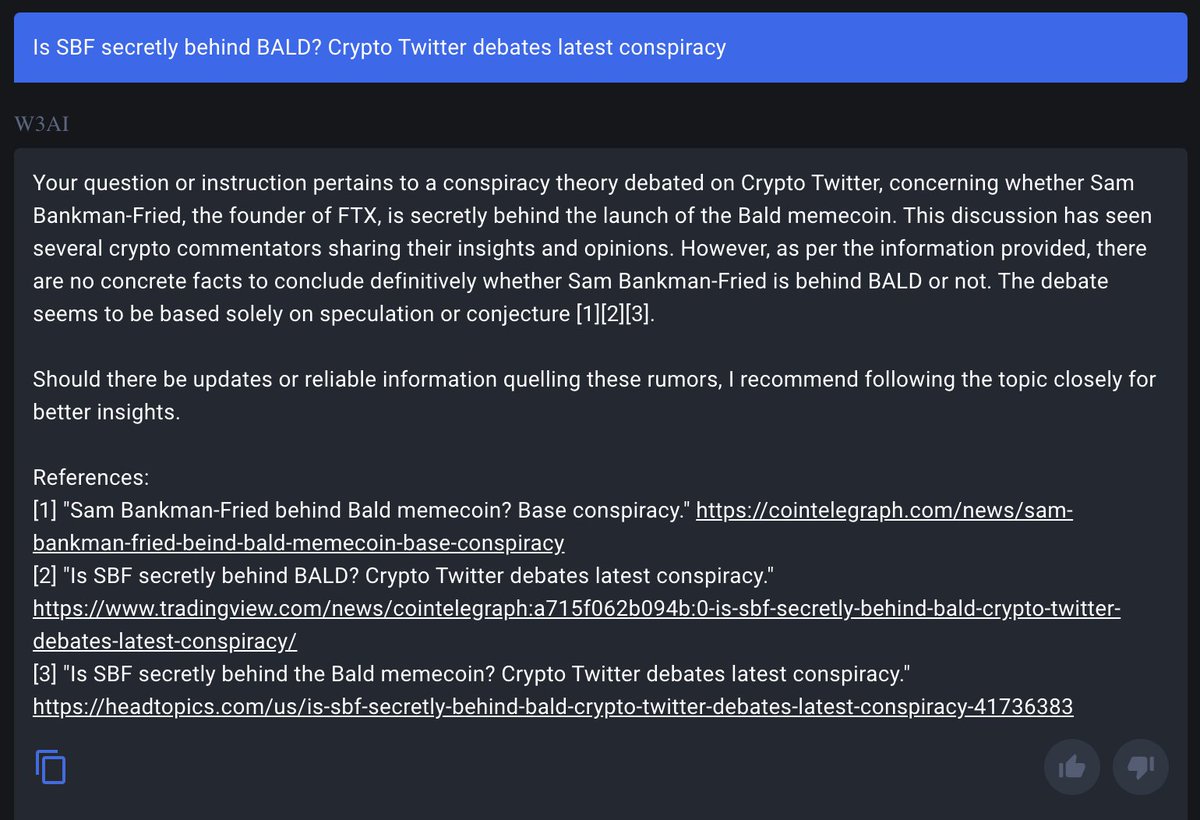 Is SBF behind BALD? Let's see what our AI has to say.