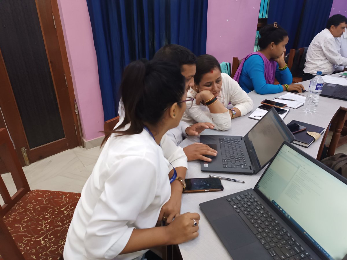 shophikaregmi's tweet photo. #PublicHealthAnalytics - we started day-2 training involving more practical sessions, discussions, sharing and learning - as part of our @Kapilvastu_Mun @HERDIntl @ReBUILDRPC efforts in building capacity to use #data #evidence in #planning. https://t.co/gmJyv7cyyz