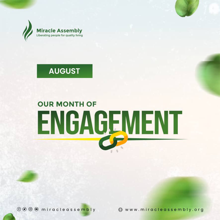 Miracleassembly's tweet photo. Happy New Month!

Our Month of Engagement🤝

I pray that your participation in the faith may become effective through knowing every good thing that is in us for the glory of Christ.. ~ Philemon 1:6

#miracleassembly #qualityliving #qualitylivingtribe #distinction #engagement https://t.co/TtGVpAVwaL