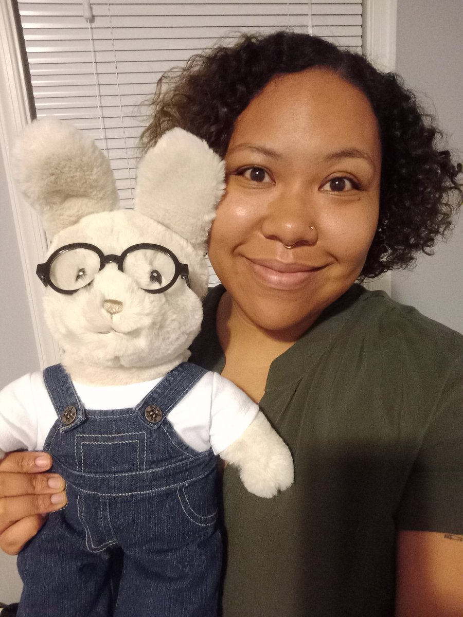 rosettasblessed's tweet photo. My son wanted to dress up for ARSD lol... 🐰💕 #jungkook #btsrun #iconic #ARSD #ARMYSelcaDay 💜💜💜 https://t.co/u7KcmnBJn4