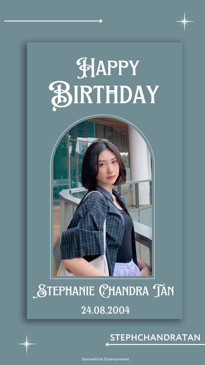 ㅤ

⠀⠀Happiest birthday to our, talent. 
      Stephanie Chandra Tan! 
      Wishing you have a joyful year,    
      abudantly money, healthy. 

      <a href="/stephchandratan/">Stephie • ステピ</a> 

ㅤ