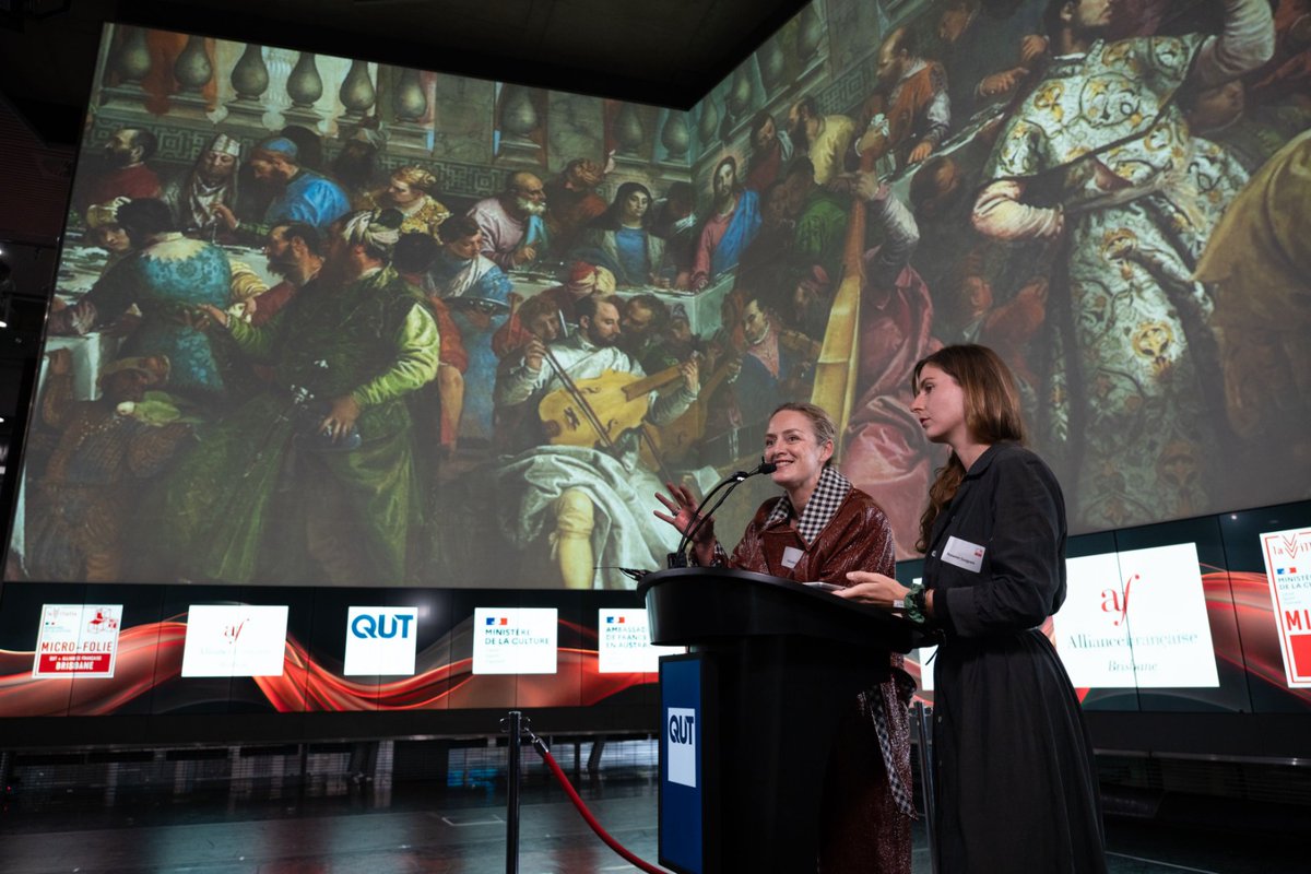 FranceAustralia's tweet photo. #Culture | Australia's first Micro-Folie is in #Brisbane! 🖼️✨

This new FREE digital museum located on QUT’s Gardens Point campus showcases artworks from the collections of 12 🇫🇷 and international cultural institutions.

More info🔗https://t.co/0Thnl040zs https://t.co/9R0cmuZZRO