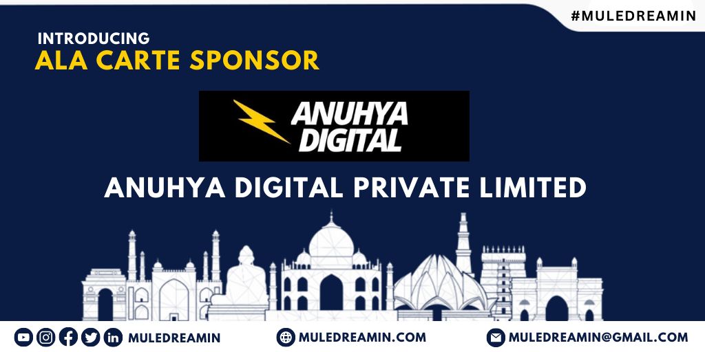 🎉 We are thrilled to share exciting news! 🎉 In every journey, whether it leads to 🚀 success or encounters a stumble, 🤝 our unwavering support system stands strong! 🌟 It is with great delight that we welcome <a href="/AnuhyaDigital/">Anuhya Digital</a> as our esteemed Ala Carte Sponsor! 🙌

#MuleDreamin23