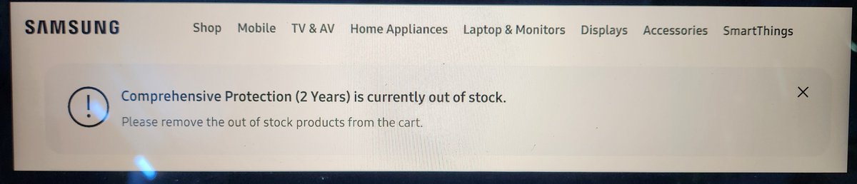 RohitRaney's tweet photo. Hey @SamsungIndia please #help ! been trying to buy the #Samsung #TabS9Ultra for 4 days now with comprehensive protection but the protection is apparently sold out. How can a digital warranty be sold out :/

Pls fix this glitch in the website soon! @SamsungNewsIN @SamMobiles https://t.co/ootXpZEFb6
