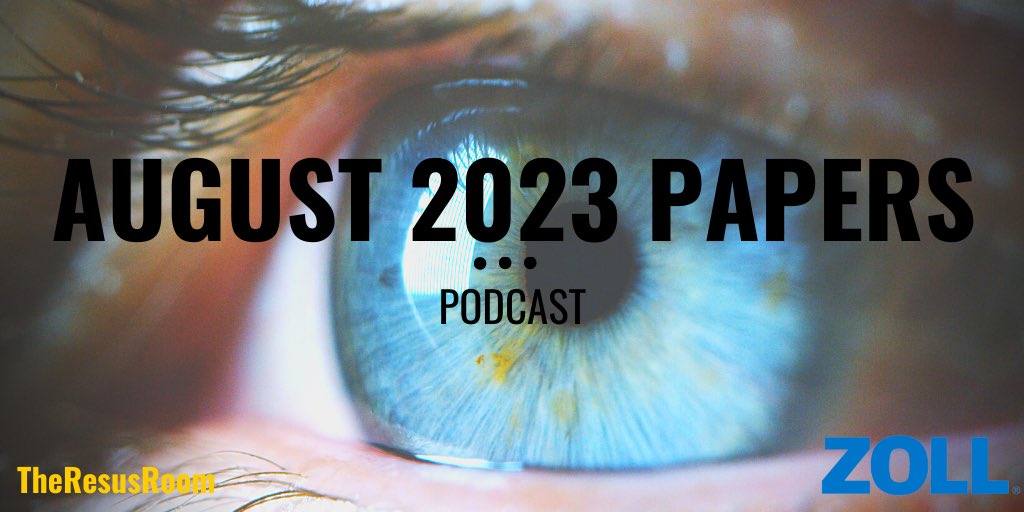 TheResusRoom's tweet photo. August ‘23 Papers Podcast

•Prolonged cardiac arrests; supraglottics or intubate?
•An RCT of DSI vs RSI
•How effective are EM providers at lateral canthotomy &amp; cantholysis?

https://t.co/JllNsEB79d

https://t.co/vu8y2bwRYE

https://t.co/RNpmm817fz #FOAMed https://t.co/aBAbKAqOhR