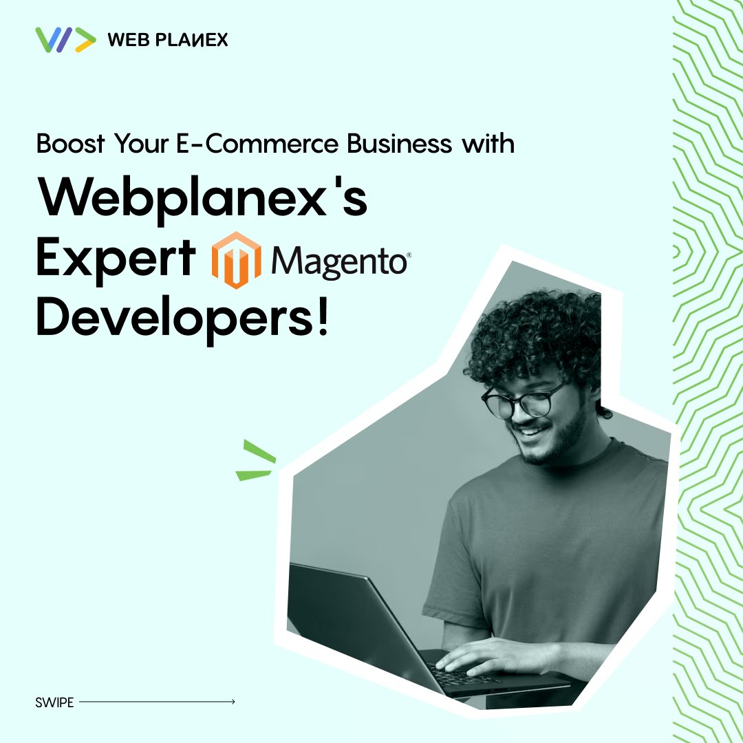 webplanex's tweet image. "📷 Elevate Your E-Commerce Game with Webplanex's Top Magento Developers! "📷
📷 Hire Top Magento Developers📷📷 - webplanex.com/hire.../hire-m…
#EcommerceSolutions #MagentoExperts #WebDevelopment #OnlineStore #ElevateYourBusiness #DigitalCommerce #Webplanex