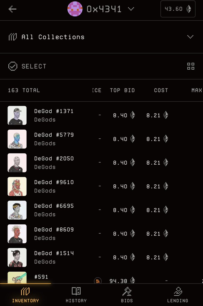 You didnt think I was actually going to sit on the sidelines of Degods right?

Got 7 bids hit this morning had 11 open.

I guess Im a Degod holder now <a href="/frankdegods/">Frank</a>