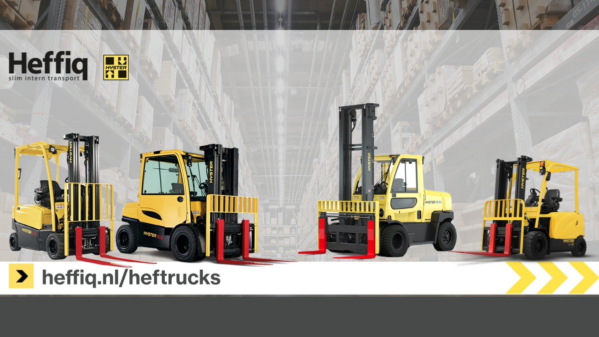 De krachtige en compacte elektrische Hyster heftrucks bekijken? Bezoek onze website: lnkd.in/endGjyAK
#sliminterntransport #heftruck #Heffiq #hyster #electric