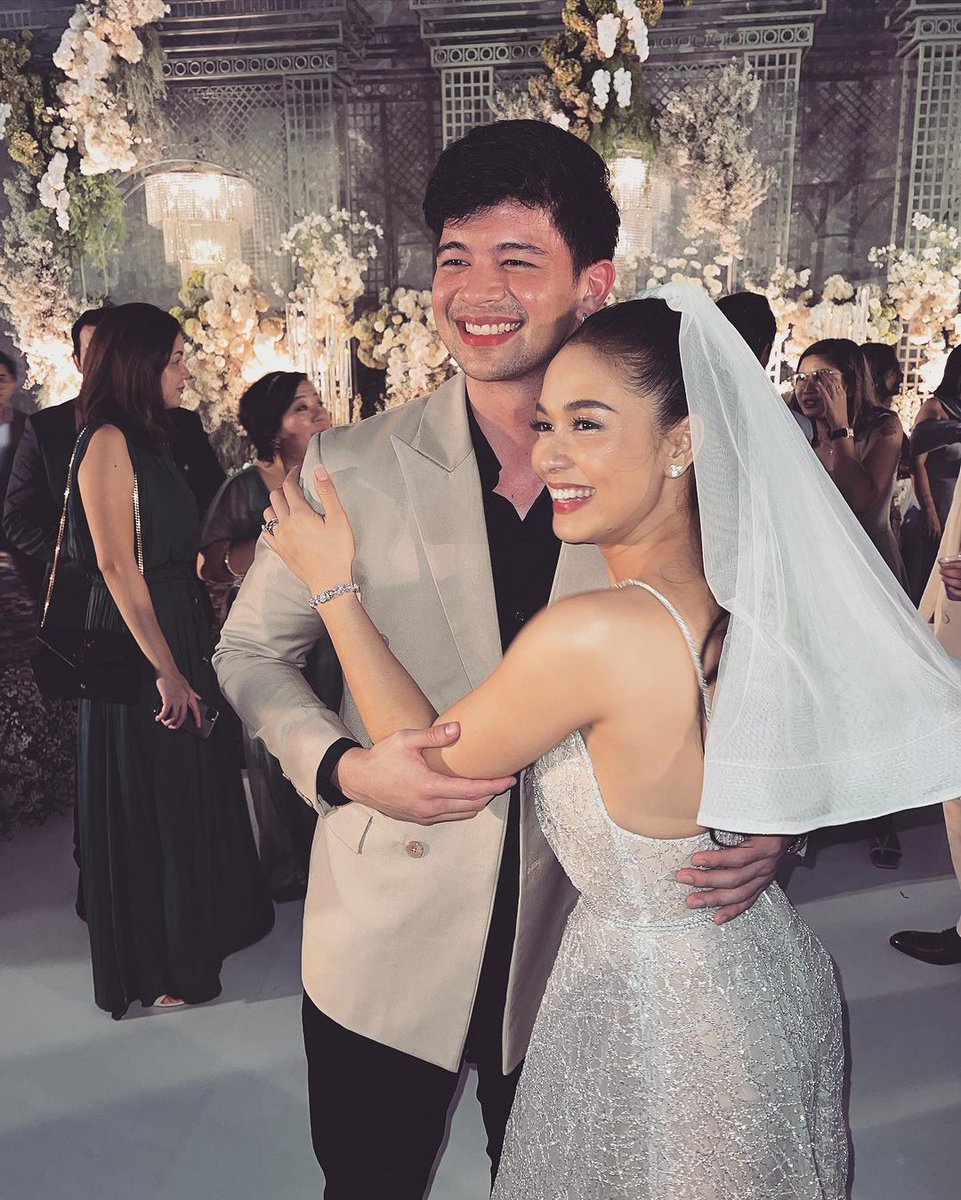 inquirerdotnet's tweet photo. MAJA'S HAPPILY EVER AFTER ❤️

LOOK: Rayver Cruz congratulates his close friend and fellow actor, Maja Salvador, on her "happily ever after."

Salvador tied the knot with entrepreneur Rambo Nuñez in Bali, Indonesia, on Monday, July 31. | 📸: Cruz/Instagram https://t.co/wseRRqUeda