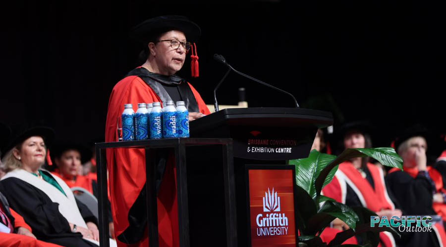 On the occasion of Dame Meg Taylor being made a Doctor of the University, she addressed the @GriffithBiz graduates with a powerful call to collective action @Griffith_Uni @GriffithUniVC #PacificAction 👉 ow.ly/AQVs50PpCHN