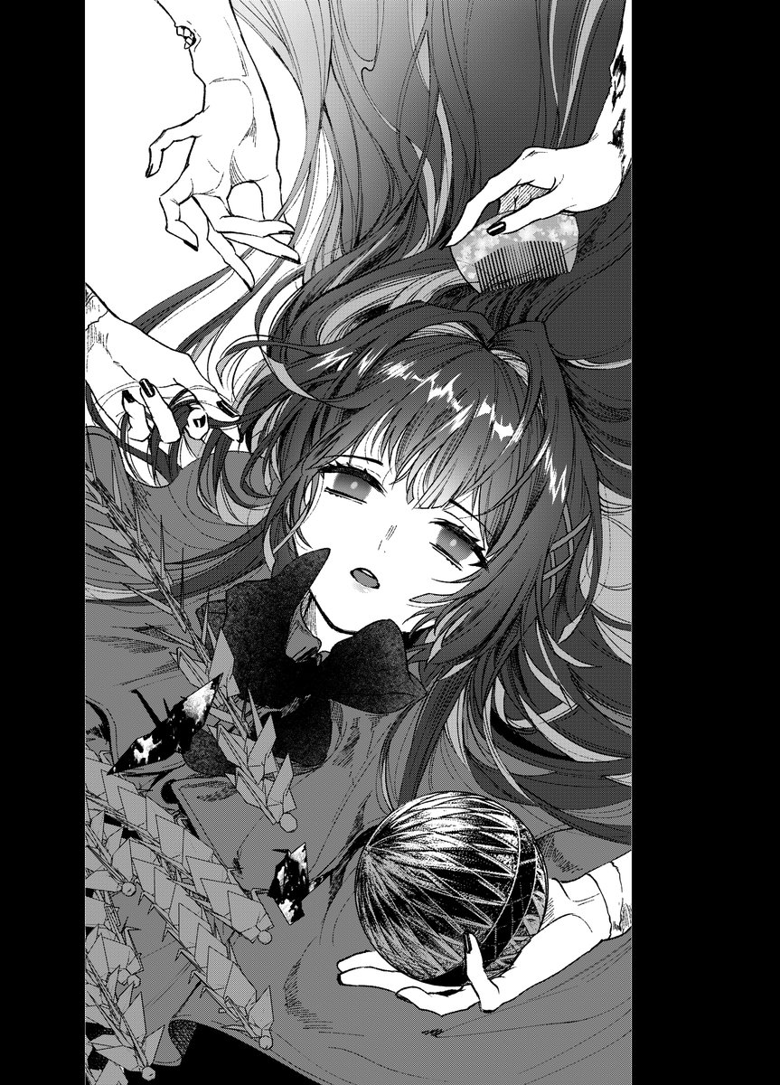 お知らせ遅れちゃってすみません!
電撃マオウさんにてMissing新装版(原作:甲田学人先生)コミカライズの第3話を掲載して頂いています
あやめちゃんをいっぱい描いた回でした!