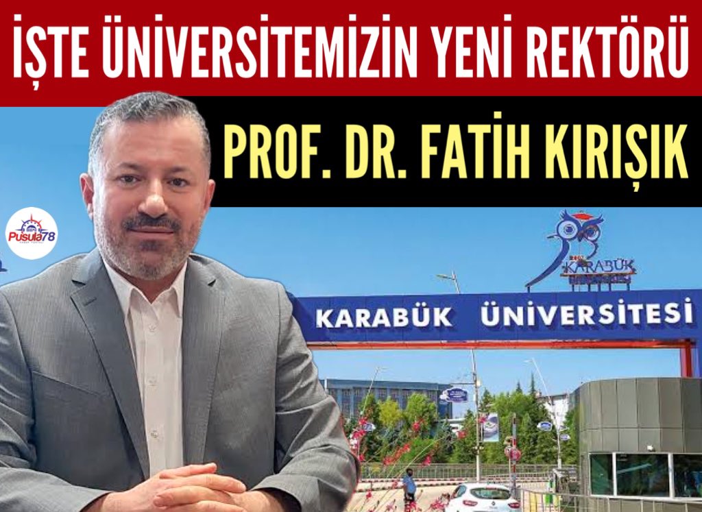 ÜNİVERSİTEMİZE VE KARABÜKÜMÜZE HAYIRLI OLSUN

Karabük Üniversitesi Rektörü belli oldu. Cumhurbaşkanı Recep Tayyip Erdoğan’ın imzası ile Prof. Dr. Fatih Kırışık Üniversitemizin yeni rektörü oldu. Hayırlı olsun.

@fatihkrsk 

pusula78.com/karabuk-univer…