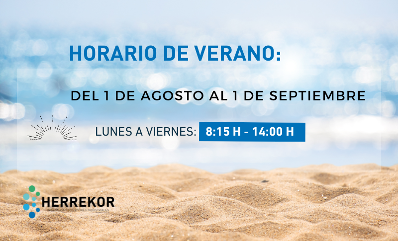Iniciamos nuestro HORARIO DE VERANO en #Herrekor del 1 agosto al 1 septiembre:
- Horario de atención y recogida y entrega de material: 8:15 h a 14:00 h..
- Del 14 al 25 de agosto, ambos inclusive, Herrekor disfrutará de vacaciones.