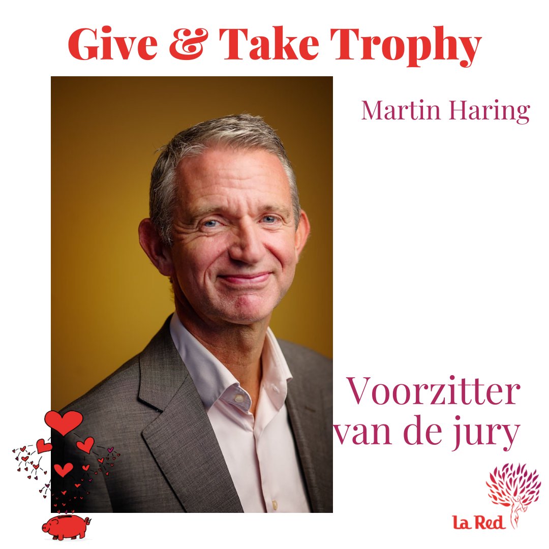 De aanmeldingen voor de verkiezing van de `Give and Take Trophy` zullen worden beoordeeld door een deskundige vakjury. Voorzitter is <a href="/martinharing/">Martin Haring</a>, ook wel Dr Martin: docent ondernemerschap aan de Hogeschool van Amsterdam, karaokespecialist en actief als hardloper.