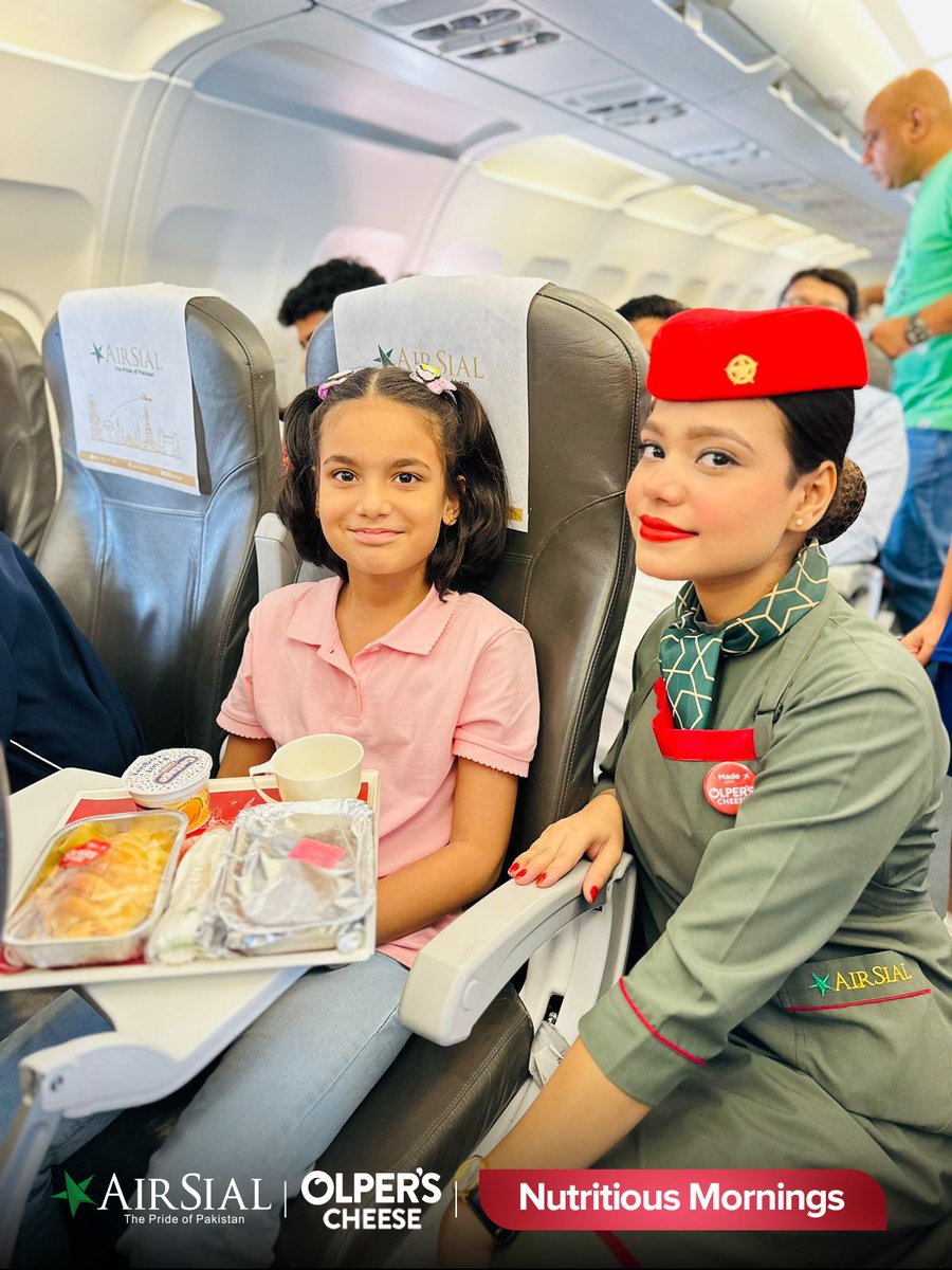 airsial's tweet photo. AirSial X #OlpersCheese
Nutritious Mornings have become quite a norm as we serve 'Chicken Deluxe Croissant Sandwich made with Olper's Cheese' on selected domestic flights📷
*Limited Time Offer*
#AirSial - The Pride of #Pakistan #PakistansMostHospitableAirline #olpers https://t.co/dnk5ohDbX0