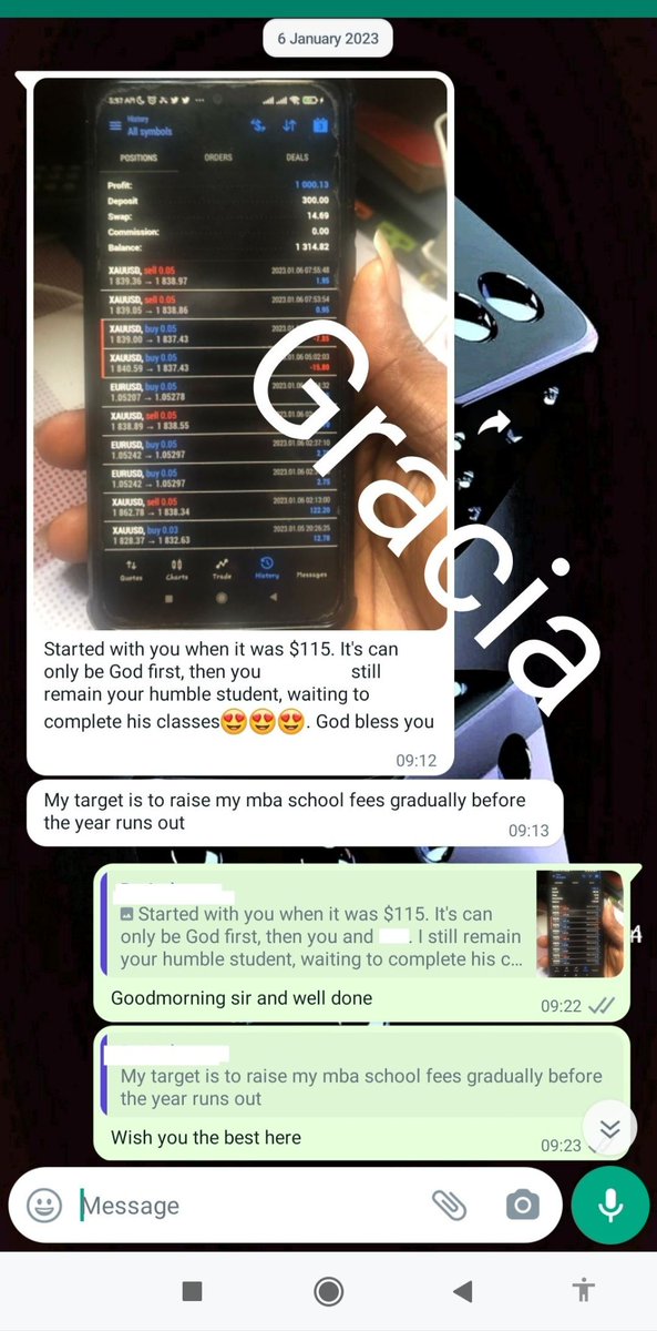 Gracevill_e's tweet photo. Wanna master the art of #trading? Send me a message as you get mentored on advanced technical and fundamental analysis. You'll also learn the best #RiskManagement  management strategies to mitigate risks. Check the images for reviews of current students https://t.co/reKDBqtGWY