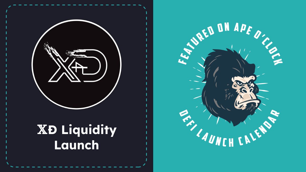 ApeOClock's tweet photo. 🎯 NEW: 𝕏Ð Liquidity Launch

🦧 177 $BNB raised in the presale. Memecoin, 2% tax (1% each to liquidity and marketing), no unlocked tokens. Previous project BabyOggy.
https://t.co/9Rm5pUofPg

⏰ 2023-08-01 14:00 UTC
🐦 @xd_bsc20
⛓ #BSC
❌ Audit
❌ KYC

-
DYOR, NFA https://t.co/5D3LkELOZ9