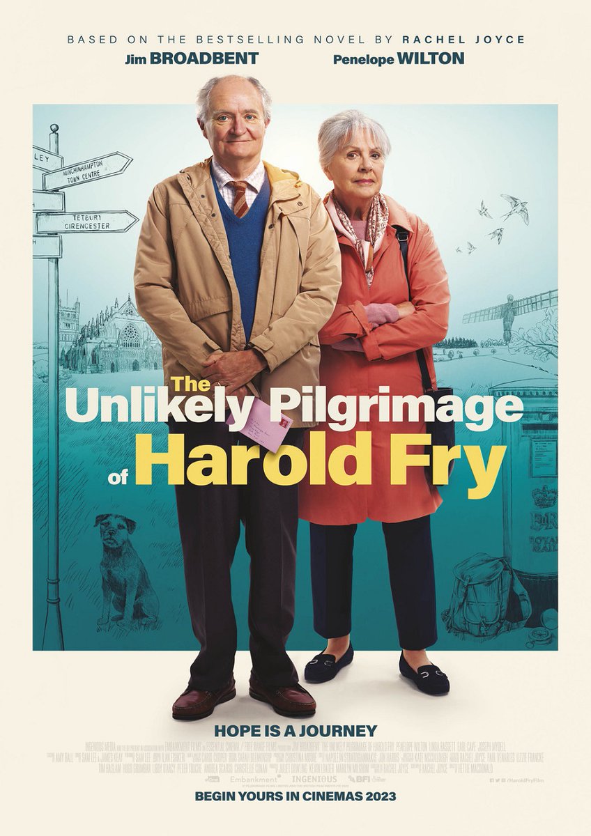 Athwarminster's tweet photo. 10 Jan 2024 - 7.30pm
The Unlikely Pilgrimage of Harold Fry (film)
1 hour 45 minutes Cert. 12A (UK – 2023)
This poignant film tells the tale of Harold, an ordinary man who has passed through life living on the side lines until !! 
Non members tickets £6
https://t.co/57mF6fnOqI https://t.co/9Lkay1gBF7