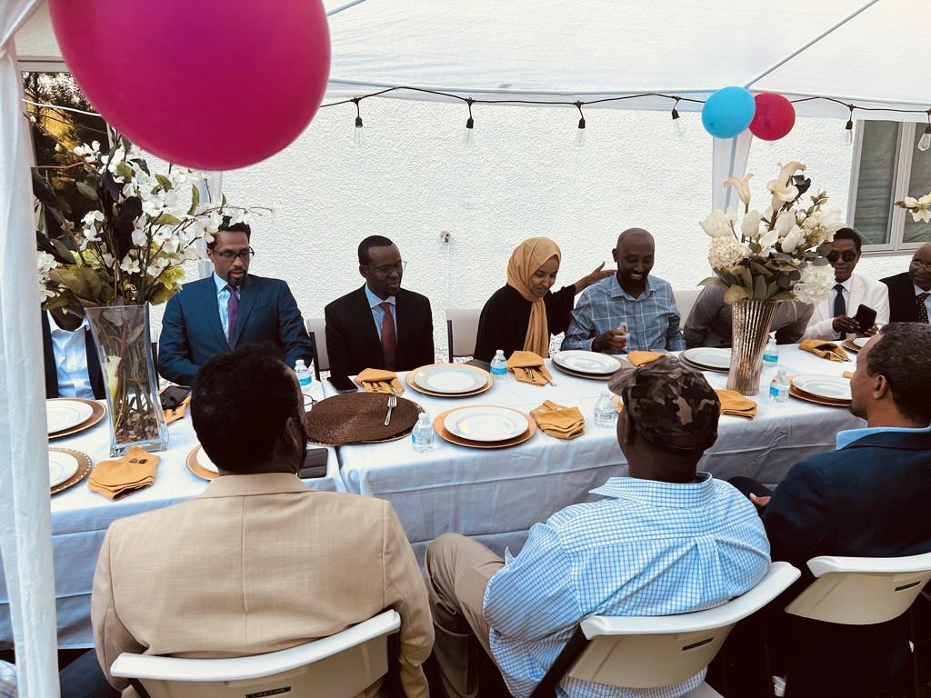 In our outreach engagements with Diaspora communities, We have had  also  a great meeting with congresswoman Ilhan Omer on a range of issues of mutual benefit to our communities and countries.