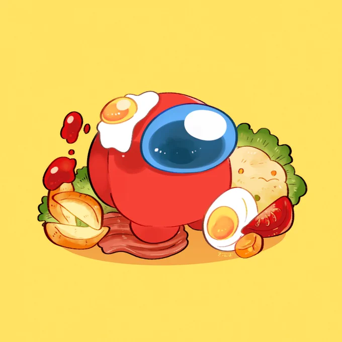 食べ...る?