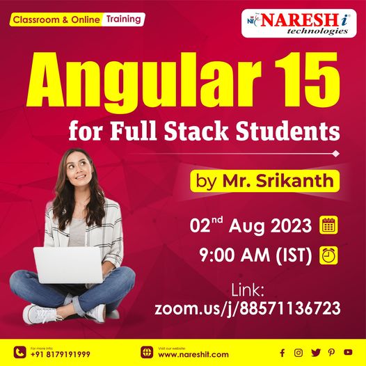 PrassannaPr's tweet image. 🛑Free Demo🛑
✍️Enroll Now: bit.ly/44Ke4ms
👉Attend Free Online Demo On Angular 15 by Mr. Srikanth.
📅Demo On: 02 August @ 09:00 AM (IST)
For More Details:
🌐Visit: nareshit.com/new-batches-hy…
#Angular15 #webdevelopment #learning #onlinetraining #education #software
