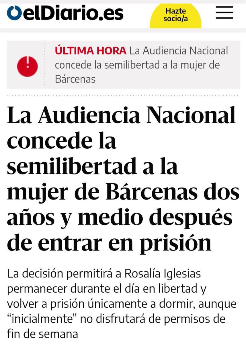 nenedenadie's tweet photo. 🔴 ¿Os ha quedado claro ya que la justicia española no es igual para todos? 

▪️Villarejo, condenado a 19 años, no entra en prisión. 

▪️La mujer de Bárcenas, condenada a 12, sale a los 2 de prisión.

🔴 ¿Entendéis ahora por qué el CGPJ sigue sin renovarse y a quién beneficia? https://t.co/4vJmGdHGh9