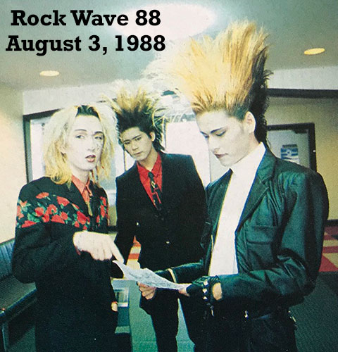 Today is August 3. In 1988, Buck-Tick performed at Rock Wave 88
