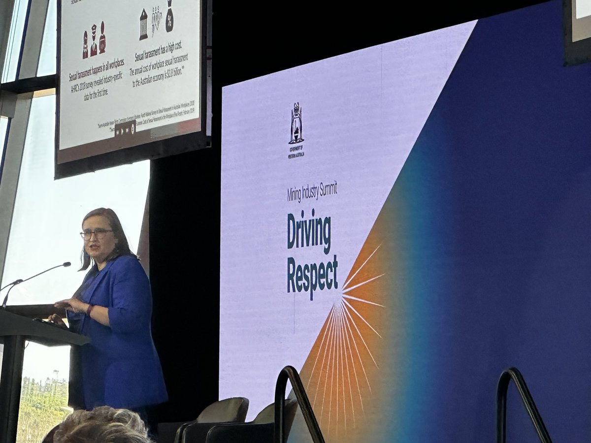 Jacqui Hendriks (@jacquihendriks) on Twitter photo So privileged to hear <a href="/Kate_Jenkins_/">Kate Jenkins</a> @ the #miningindustrysummit A fabulous event + the sector should be proud of its response to better prevent + manage sexual harassment + assault. As <a href="/sueellery/">Sue Ellery</a> states… “the event is not a silver bullet, but it’s a critical milestone” So privileged to hear <a href="/Kate_Jenkins_/">Kate Jenkins</a> @ the #miningindustrysummit A fabulous event + the sector should be proud of its response to better prevent + manage sexual harassment + assault. As <a href="/sueellery/">Sue Ellery</a> states… “the event is not a silver bullet, but it’s a critical milestone”
