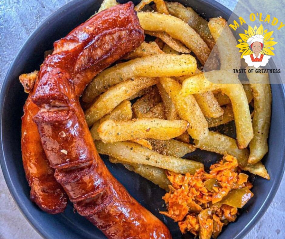 MaOLadyza's tweet photo. Everybody loves fried breakfast that’s rich with incredible flavour. share your top flavour tips and tricks with us when it comes making a homemade chips and Russian and stand a chance to WIN. 

#tasteofgreatness #cooking #maolady #DJSBU https://t.co/PFCYr997CQ