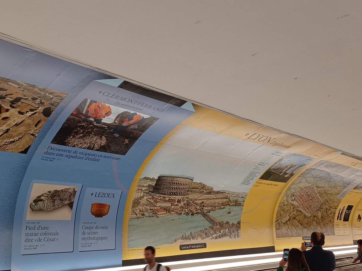 Inrap_ActuARA's tweet photo. Des découvertes archéologiques @Inrap en région @auvergnerhalpes de #Die #Alba #Lyon #Clermont-Ferrand #Lezoux à (re)découvrir dans le grand couloir de la gare #montparnasse, pour voyager dans la Gaule romaine #SaisonAntiquité @RATPgroup
👉https://t.co/PjExU1kcRd https://t.co/Czk3575mKK