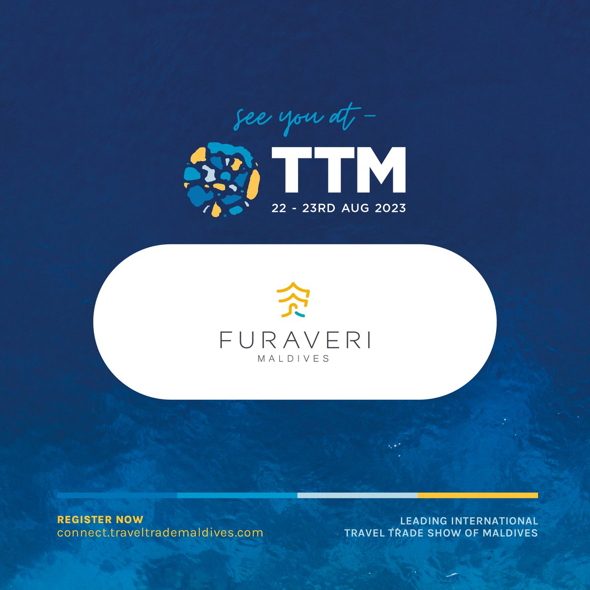 We are thrilled to announce our participation in this year's TTM Maldives 2023 ! We look forward to seeing you there!

#TravelTradeMaldives #TTMMaldives2023 #TTM2023