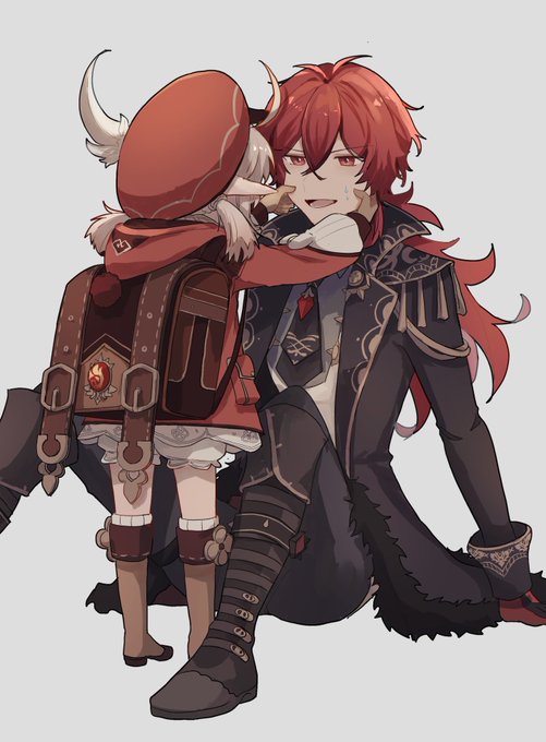 イラスト付きカード（ディルック、クレー、パイモン） イラスト付きカード（ディルック、クレー、パイモン） 空(原神