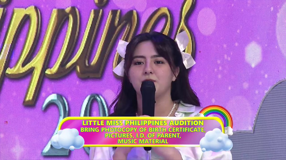 cassy_updates's tweet photo. Pang-fourth si Cassy na contestant for Little Ms P,
Look... may ribbon din yern!
Cutie-cutie you all!

08 | 01 | 2023

#CassyLegaspi 💛
#EatBulagaNa
#EayBulaga
#EBHosts
#EBNa
#EB https://t.co/vcwZDKzdv1