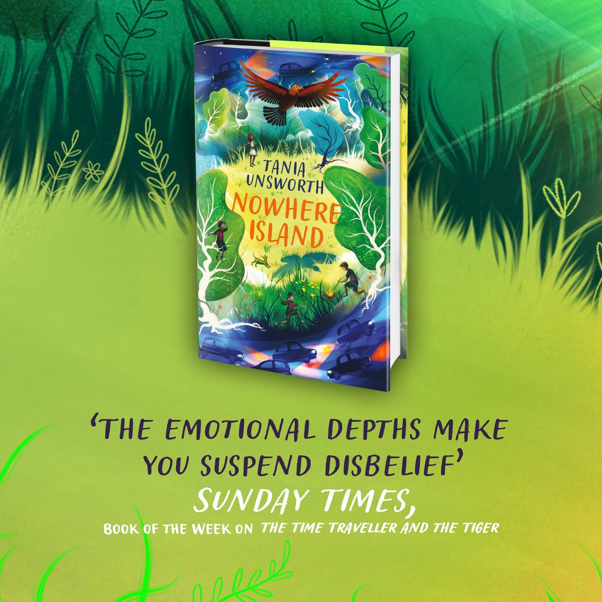 _ZephyrBooks's tweet photo. It's publication month! 🎉

From @TaniaUnsworth1, author of Sunday Times Book of the Week THE TIME TRAVELLER AND THE TIGER, comes a new 9+ novel.

#NowhereIsland is an original and action-packed survival adventure, out on Thursday! 🦅 https://t.co/KU9vxcqyKf