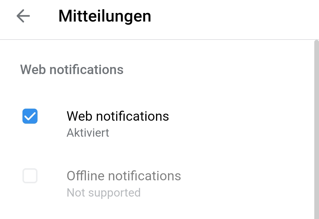 AnMaHo's tweet photo. @WebTelegram why telegram web (A version) not supports offline push (again after a short time it worked again....) https://t.co/eLKSNT2aY4