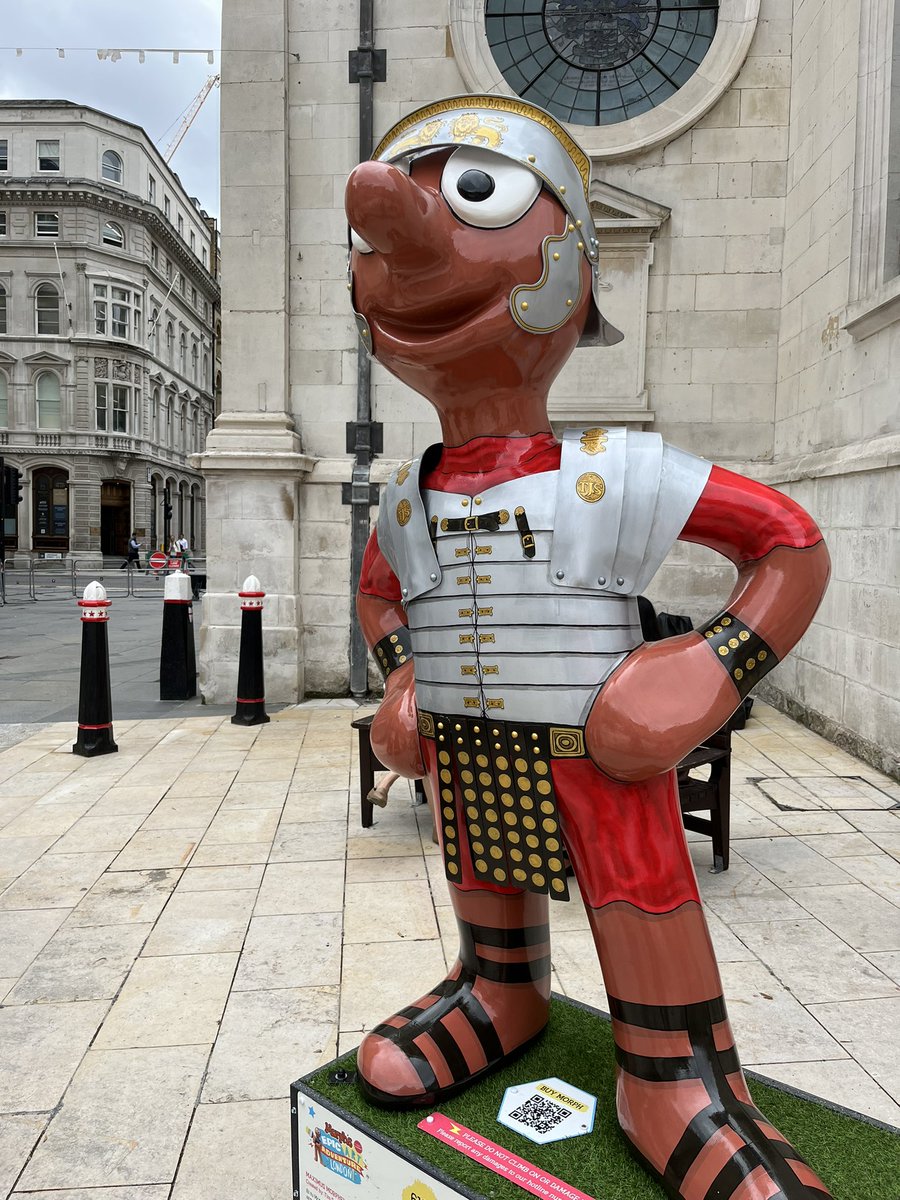 OldEnglandTours's tweet photo. Have 2 tours in the #CityofLondon today so will be bumping into Morpheus Maximus again at some point I am sure! #Roman #London #privatewalkingtour #visitbritain https://t.co/tByxPCJ7l3