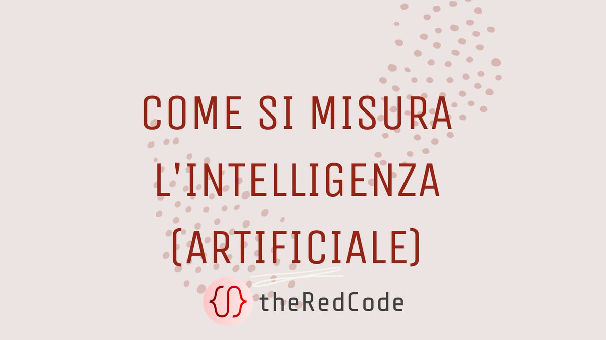 theredcode_it's tweet image. 🤨 Quanto è intelligente un sistema di #AI?

Scopri come si può misurare l&apos;intelligenza (artificiale)!

🔗 theredcode.it/how-to/come-si…

#theredcode #theredcodeit