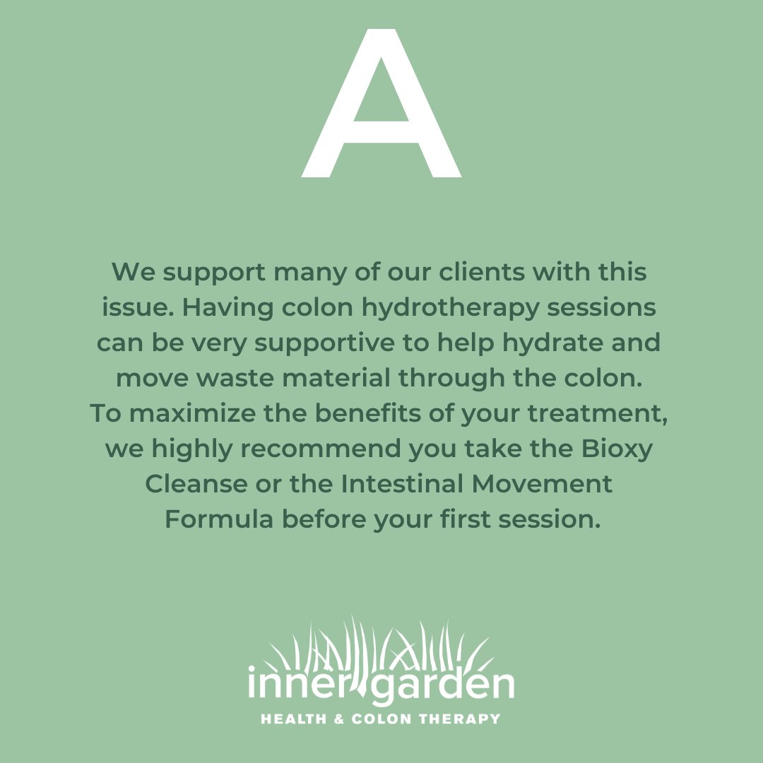 InnerGardenbc's tweet photo. We Support many of our clients with this issue, Having colon hydrotherapy sessions can be very supportive to help hydrate and move waste material through the colon. 

#colonics #colonhydrotherapy #coloncleanse https://t.co/NVfbjPR1Sy