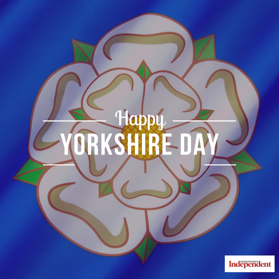 HAPPY YORKSHIRE DAY

Almost 50 years may have passed since the area was moved from the West Riding of the county into Greater Manchester in 1974.

However, the feeling is as fervent as ever – the white rose, not the red one of Lancashire, is its emblem.