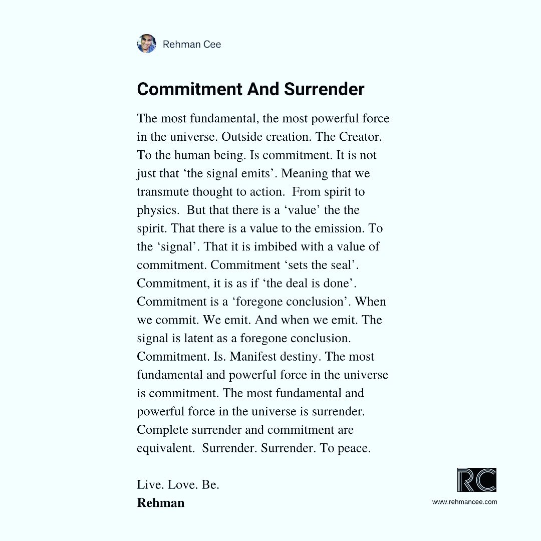 The most powerful force on earth.