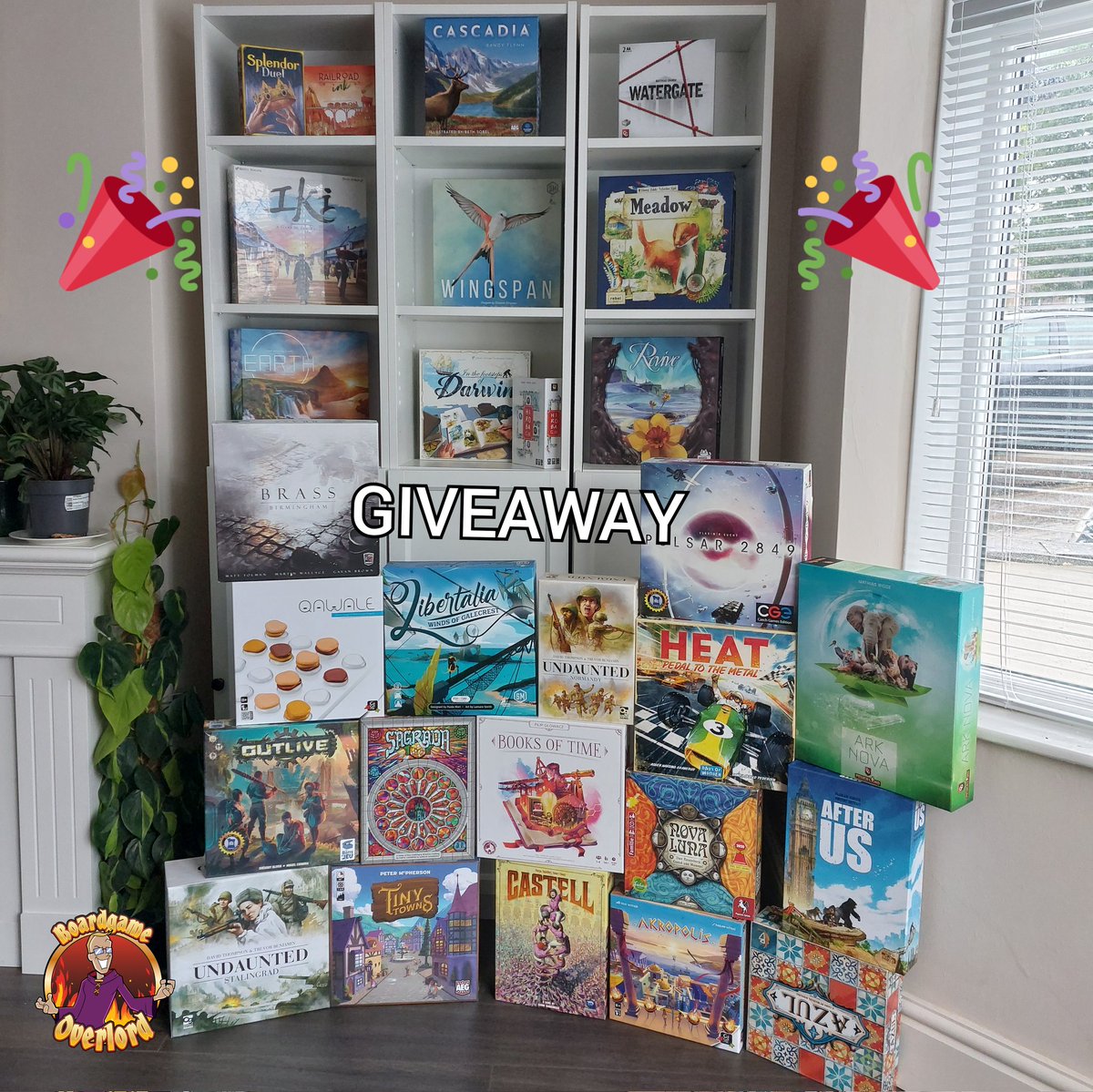 BoardOverlord's tweet photo. 🌍Worldwide🌍 Win a game of your choice
Simply:
- comment which game, tag 3 friends
- follow BoardgameOverlord
- like &amp; retweet this post
Winner will be chosen 19 August . T&amp;Cs apply, check Facebook &amp; Instagram for more entries  #Boardgames #boardgame #giveaway #boardgamegeek https://t.co/8iBydoskIg