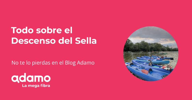 adamo_es's tweet photo. Si viajas por #Asturias, no te pierdas el descenso del #Sella, ¡la impresionante Fiesta de las #Piraguas que data desde 1930! 🚣🚣 Ideal para los amantes de la naturaleza 🌿 y que además pasa por varias localidades que ya tienen La #MegaFibra. ¡No te pierdas nuestro #BlogAdamo!
