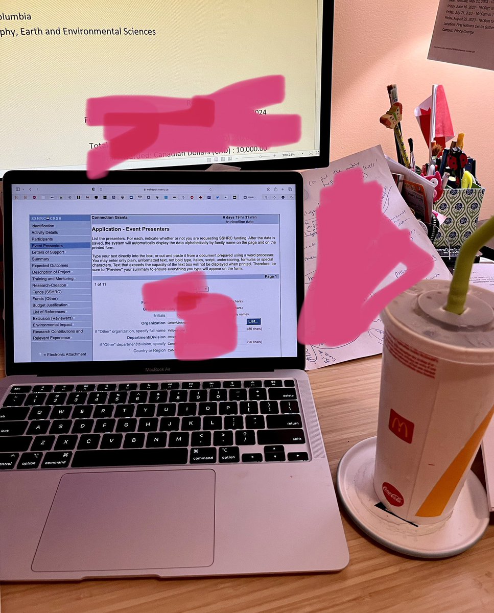 zedtweetz's tweet photo. If you see me 1) drinking Diet C*ke and 2) filling out online “fillable” boxes (hahahahaha!) at night,
I’ve either been kidnapped, zombie ant- controlled, hypnotized by aliens, OR I’m up against a grant deadline. #submitted #phew #whyaretheysolong #andwhythebeastlyboxes? https://t.co/0KVWDpDY6y