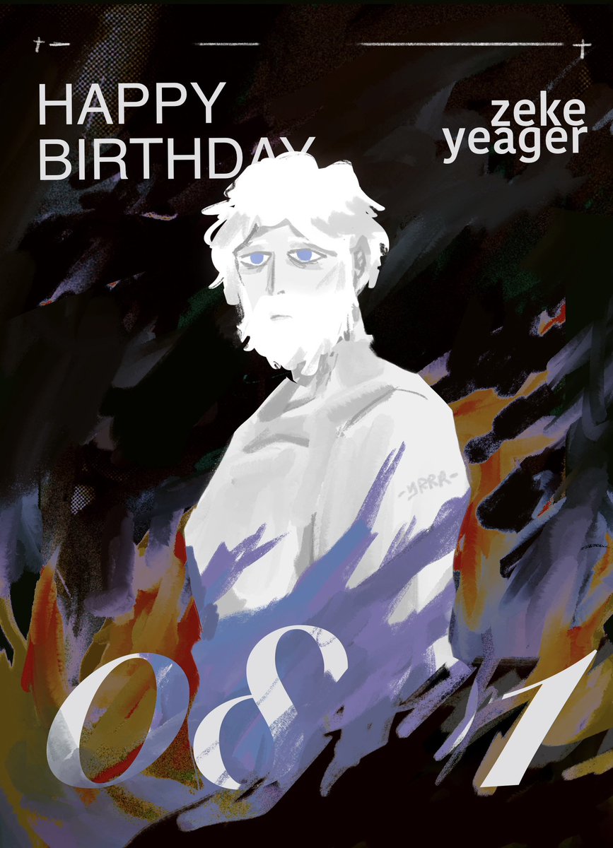 tobaitfishwith's tweet photo. #ジーク・イェーガー生誕祭2023
#zekeyeager #ジーク生誕祭

happy birthday 
zeke。 https://t.co/PSpY065jJi