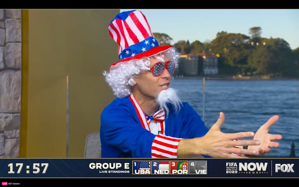 That’s our technical director! 🇺🇸🇺🇸🇺🇸 Watch <a href="/JimmyConrad/">Jimmy Conrad</a> on the <a href="/FOXSoccer/">FOX Soccer</a> Twitter/X account for the #WWCNow <a href="/USWNT/">U.S. Women's National Soccer Team</a> preview show! #UpTheGlens