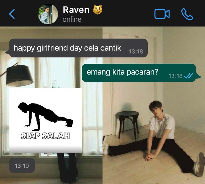 ; edisi gf day 

from Ravenchell — two tweets au