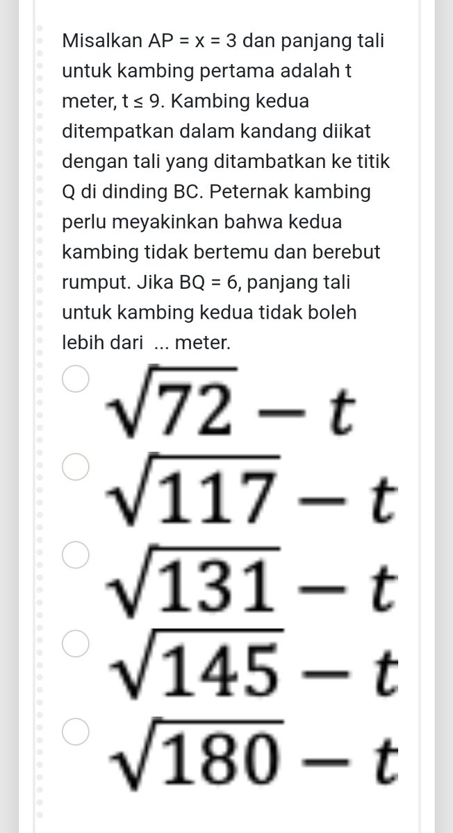 Isoamilasetat_'s tweet image. Ada yang mau jawab soal kambing ini??